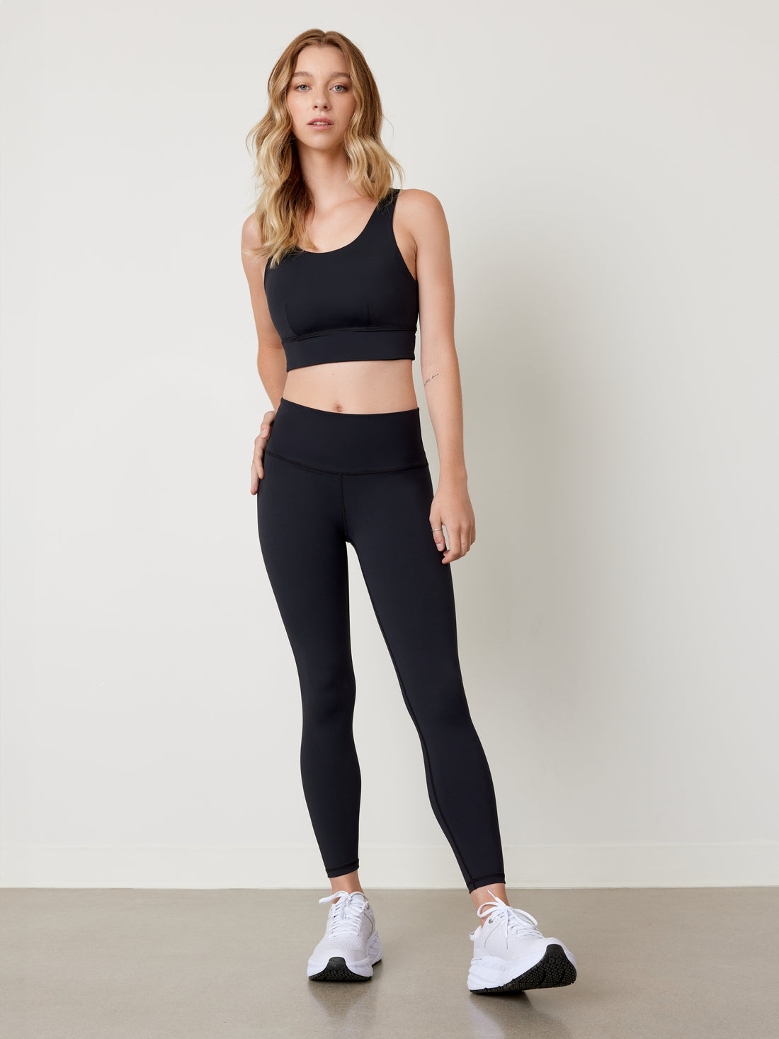 Legging 25" - Noir - Garde-Malade - FINAL SALE