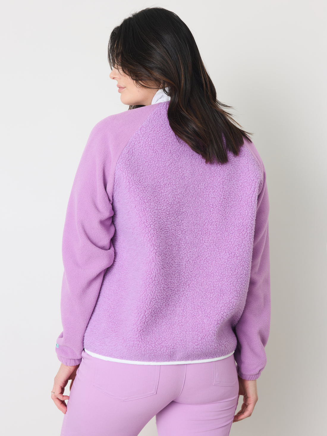 Veste Sherpa - Lilas