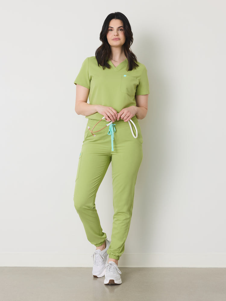 ROSIE RE-GARDE™ - VERT MOUSSE - Pantalon Jogger - SILVADUR™ - Vente Finale