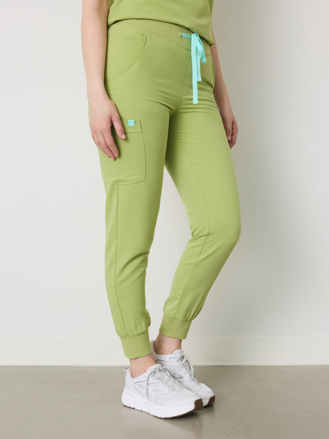 DEMI RE-GARDE™ - MOSS GREEN - Jogger Scrub Pants - SILVADUR™ - Final Sale