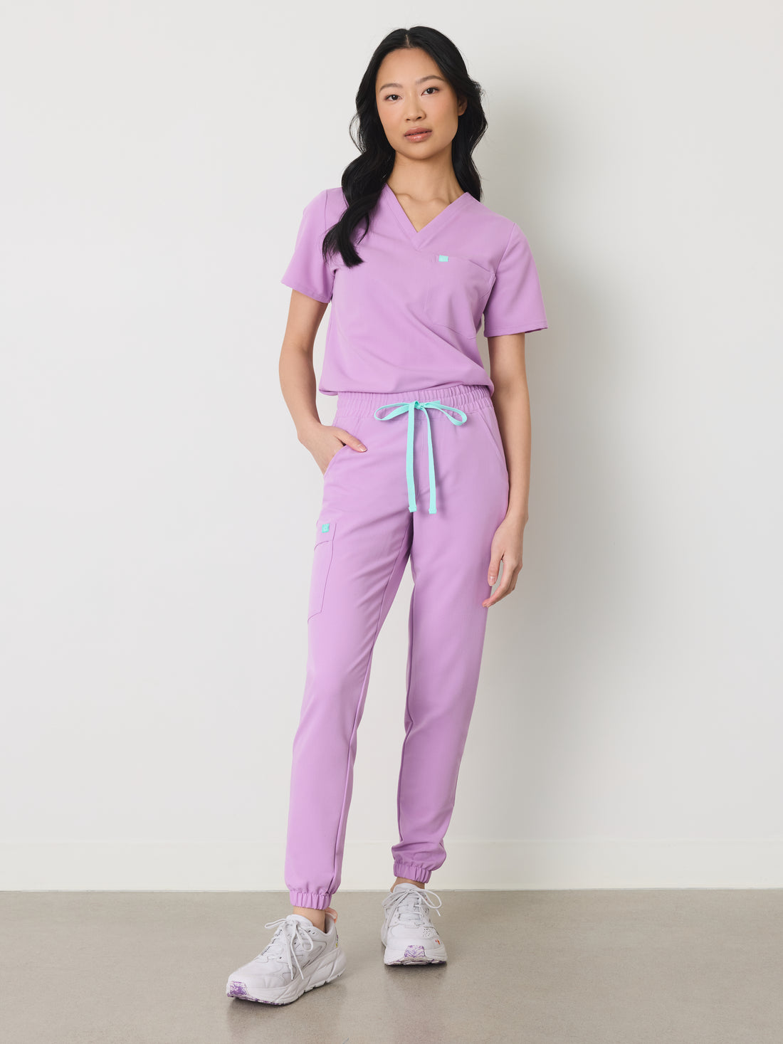 ROSIE RE-GARDE™ - LILAC - Jogger Scrub Pants - SILVADUR™