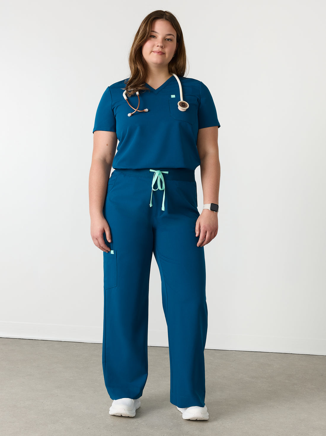 MILA RE-GARDE™ - BLEU OPALE - Pantalon Jambe Large - SILVADUR™