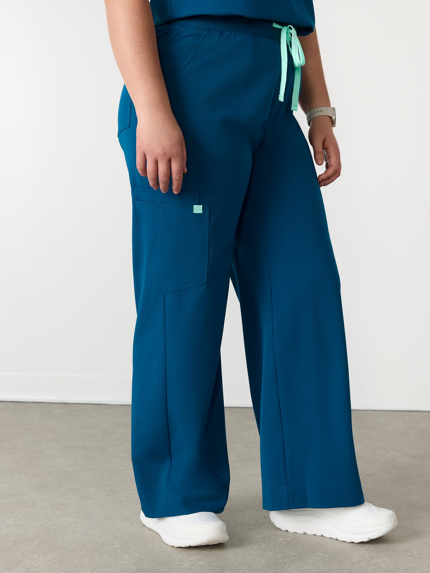 MILA RE-GARDE™ - BLEU OPALE - Pantalon Jambe Large - SILVADUR™