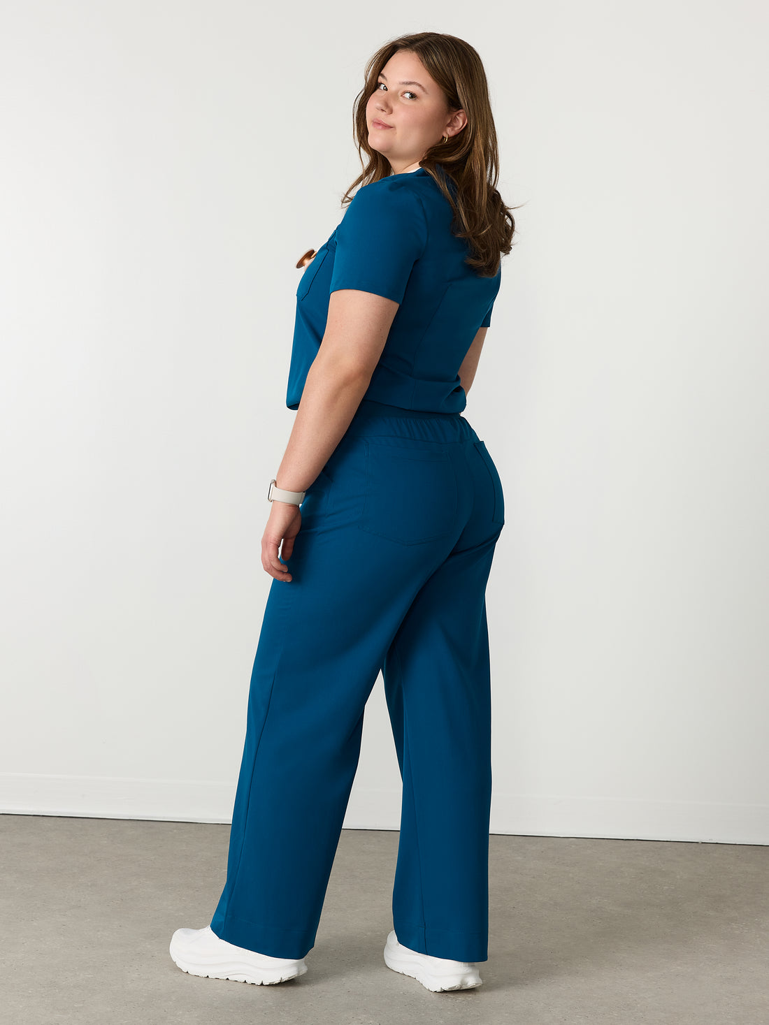 MILA RE-GARDE™ - BLEU OPALE - Pantalon Jambe Large - SILVADUR™