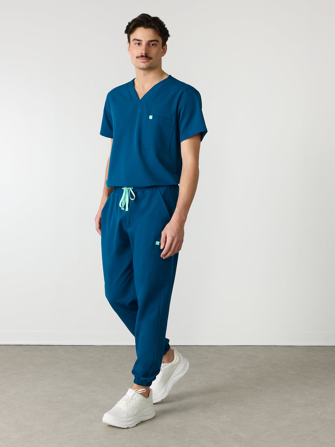 WILLIAM RE-GARDE™ - OPAL BLUE - Men's Jogger Pants - SILVADUR™