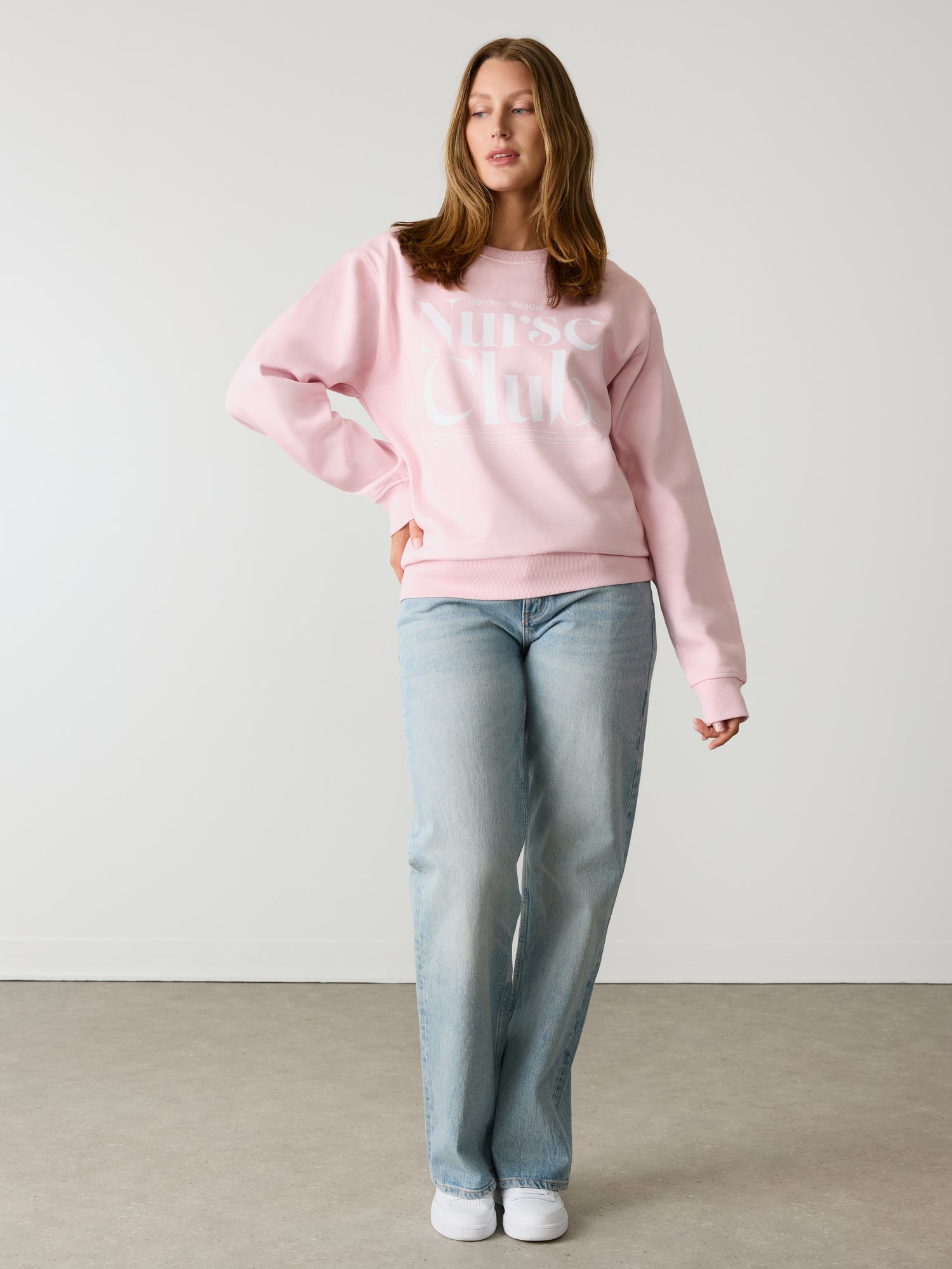 Nurse Club - Crewneck Pink