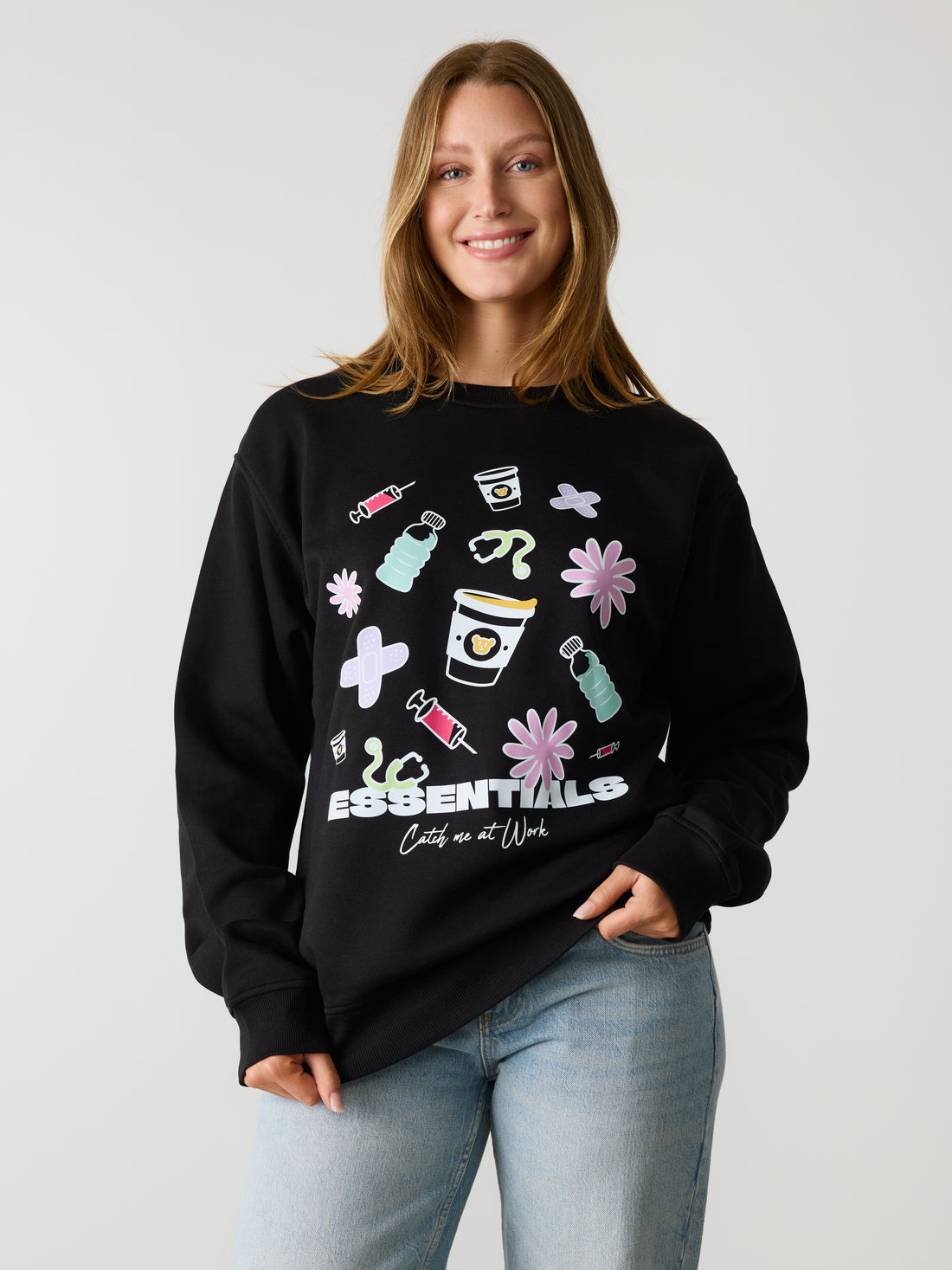 Essentials - Crewneck Black