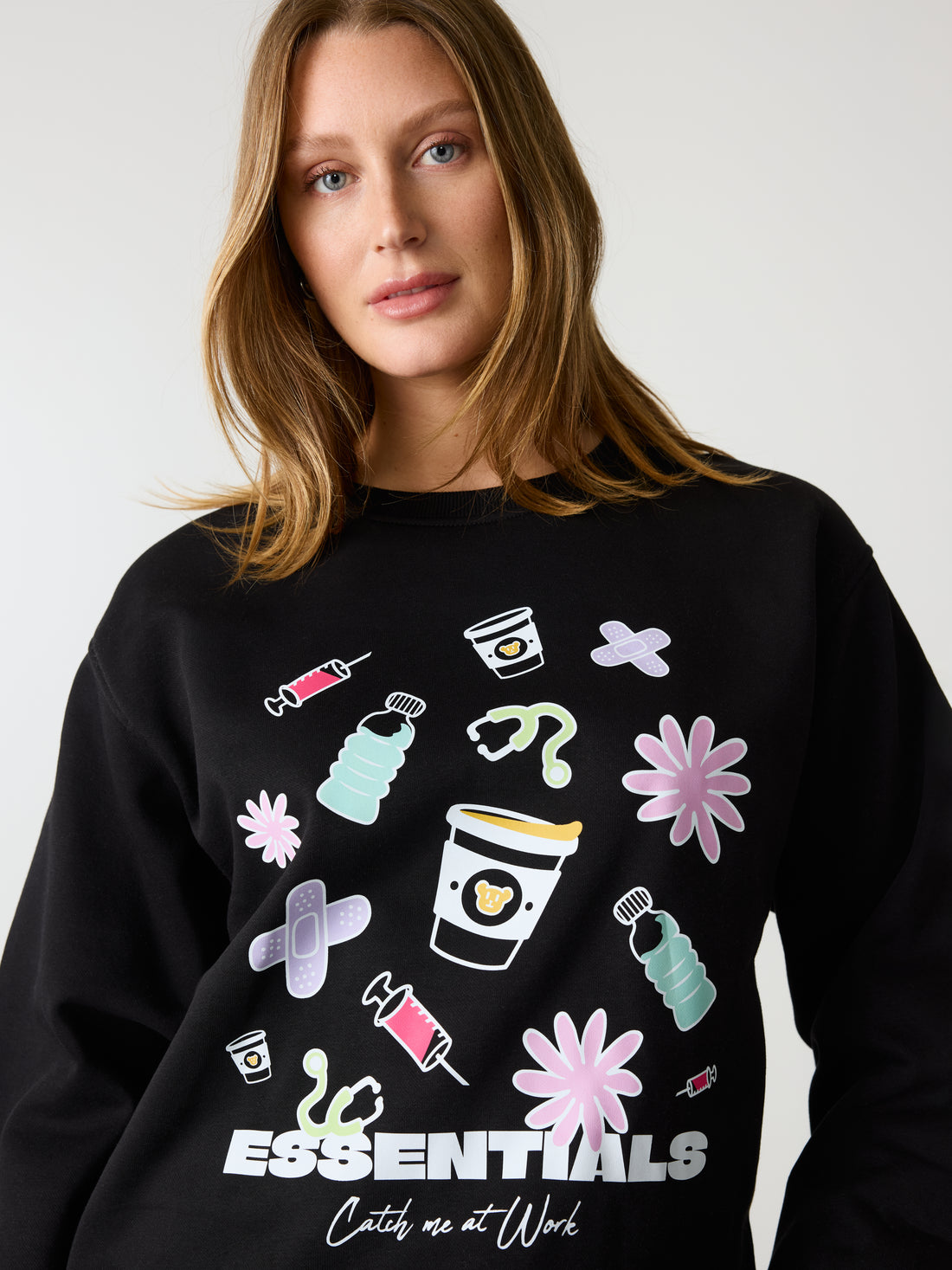 Essentials - Crewneck Black