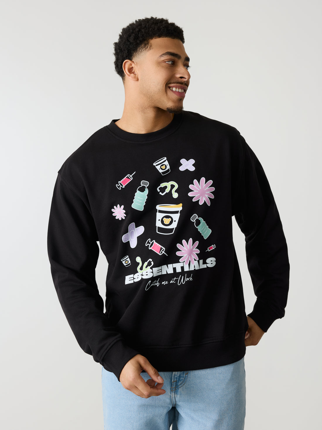 Essentials - Crewneck Black