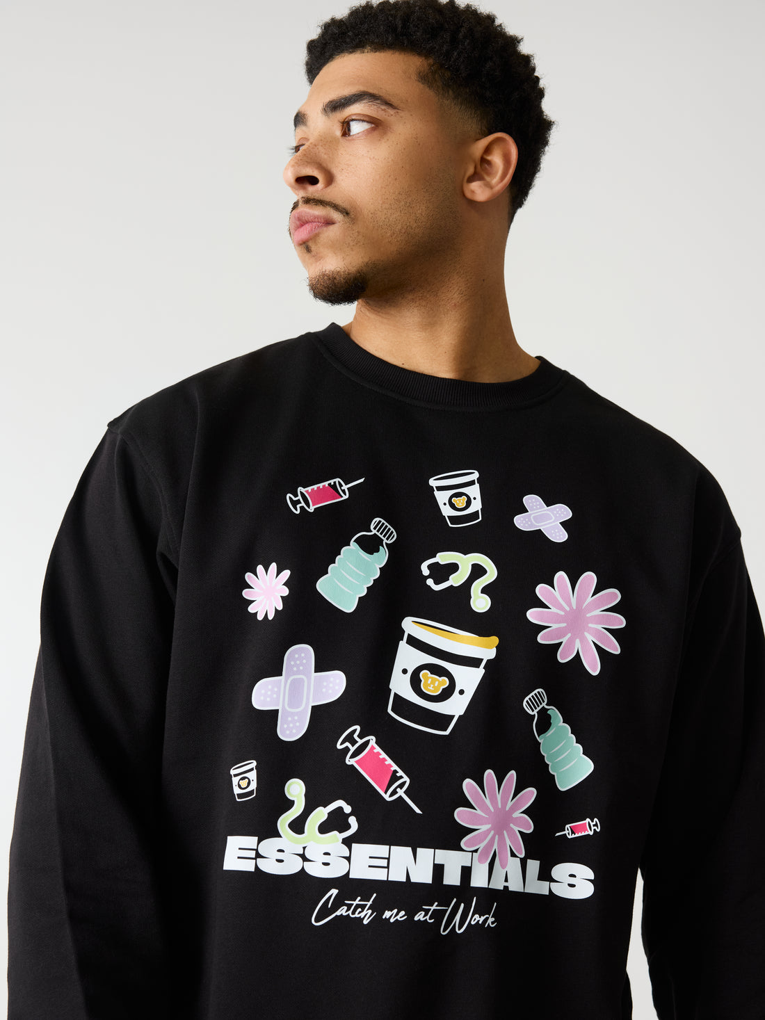 Essentials - Crewneck Black