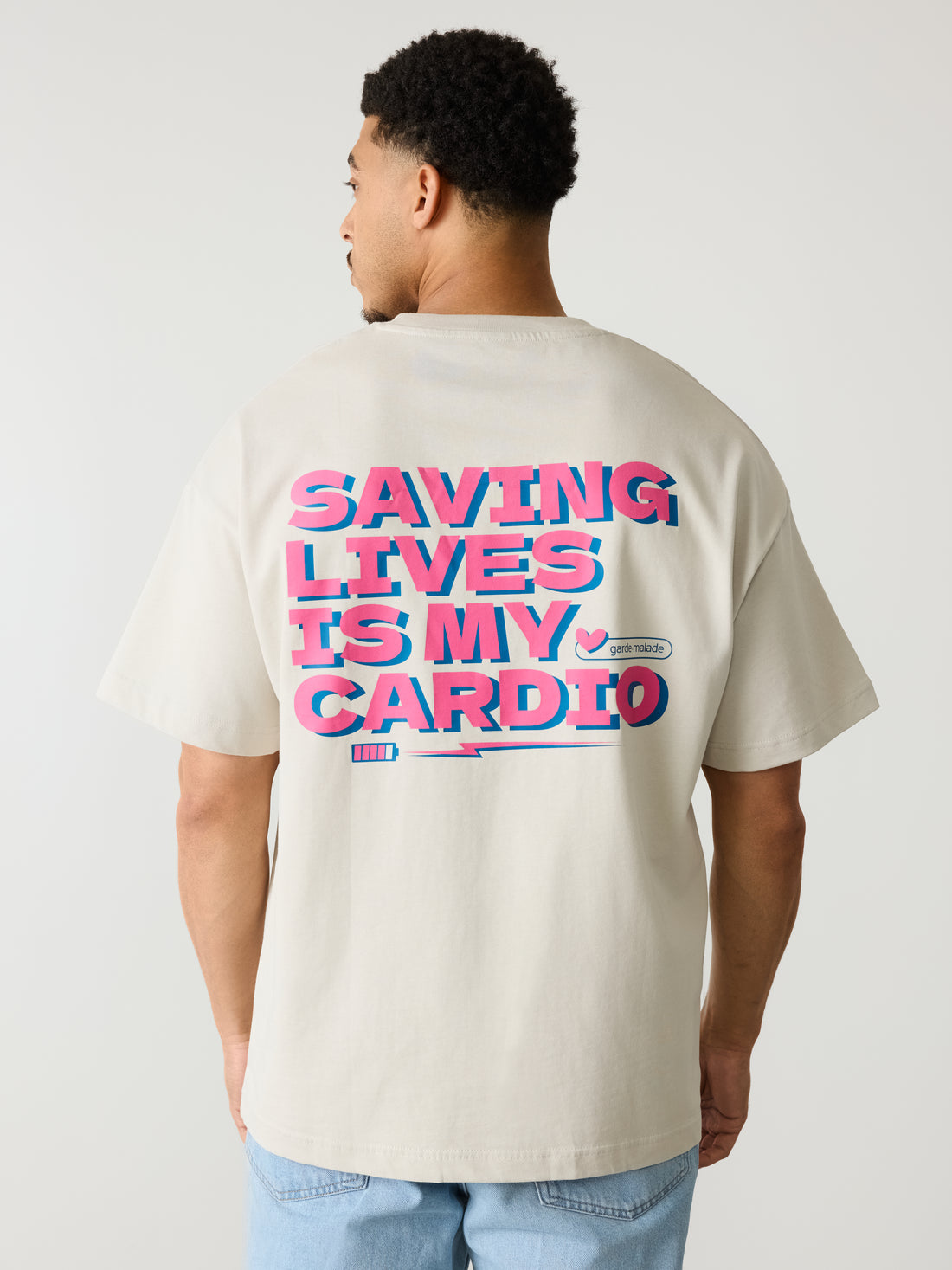 Oversized T-Shirt Unisexe - Saving Lives Is My Cardio
