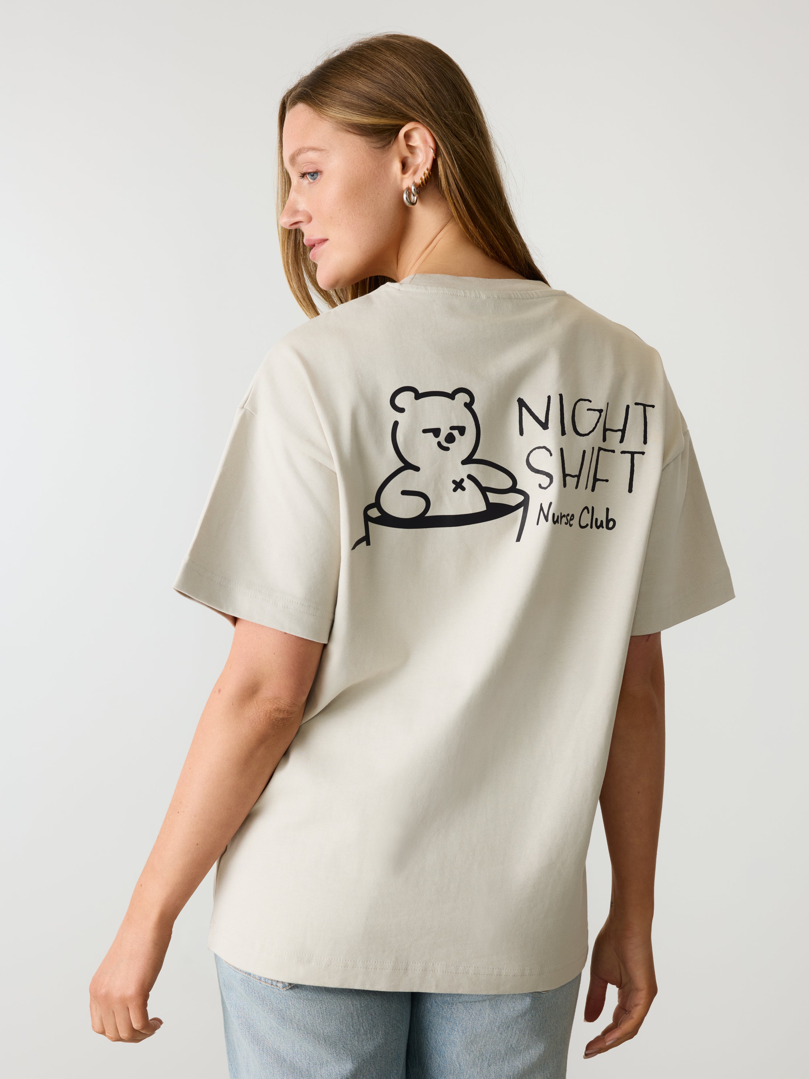 Oversized T-Shirt Unisexe - Night Shift