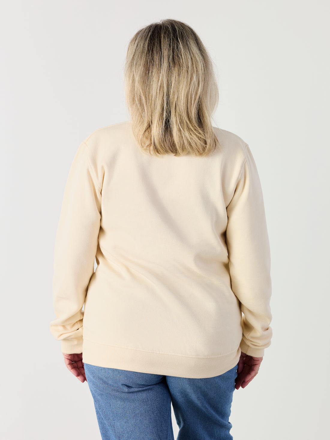 Pink it. Beat it - Crewneck Crème