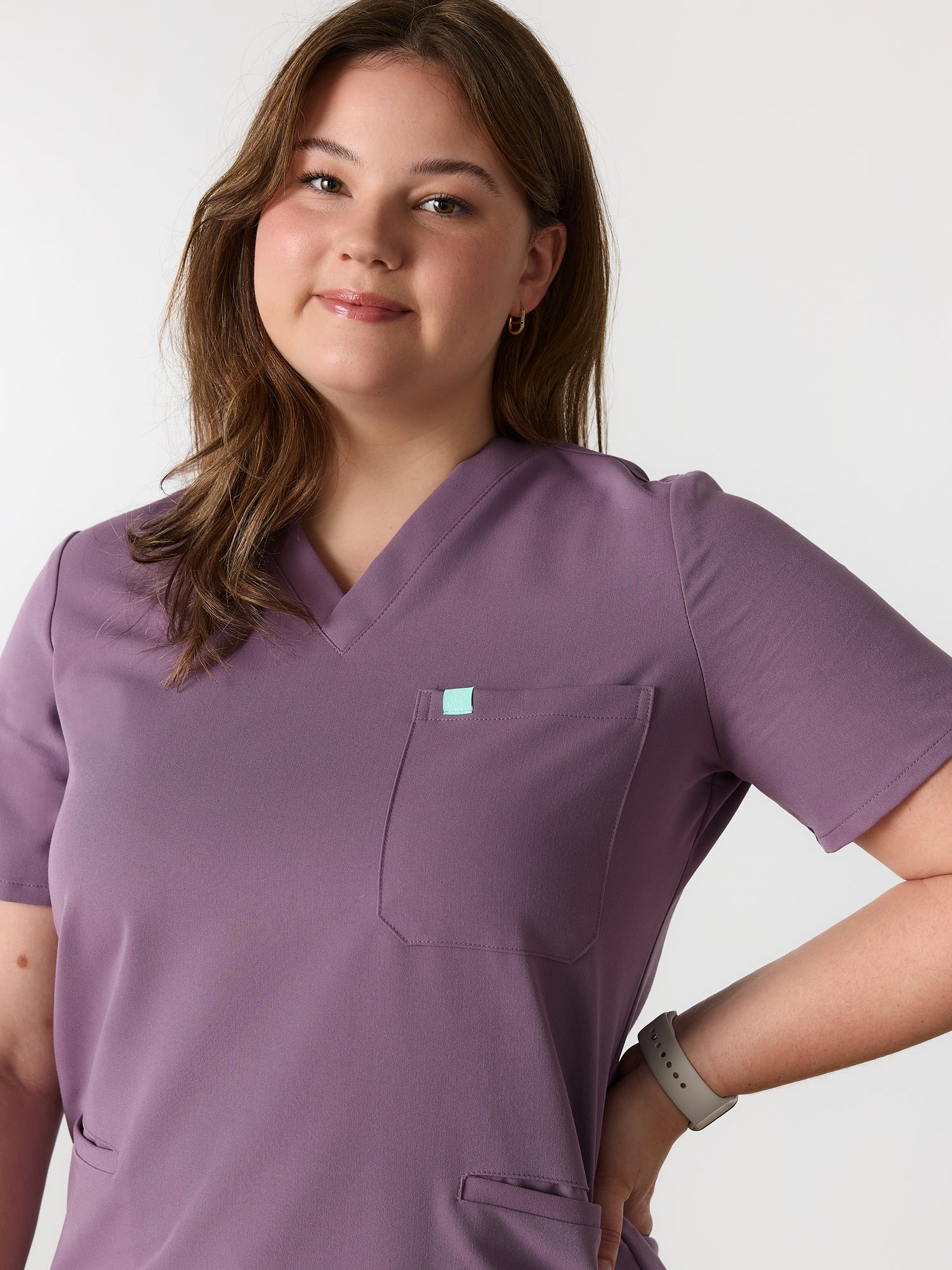 LIV RE-GARDE™ - MAUVE POUDRÉ - Haut Trois Poches - SILVADUR™