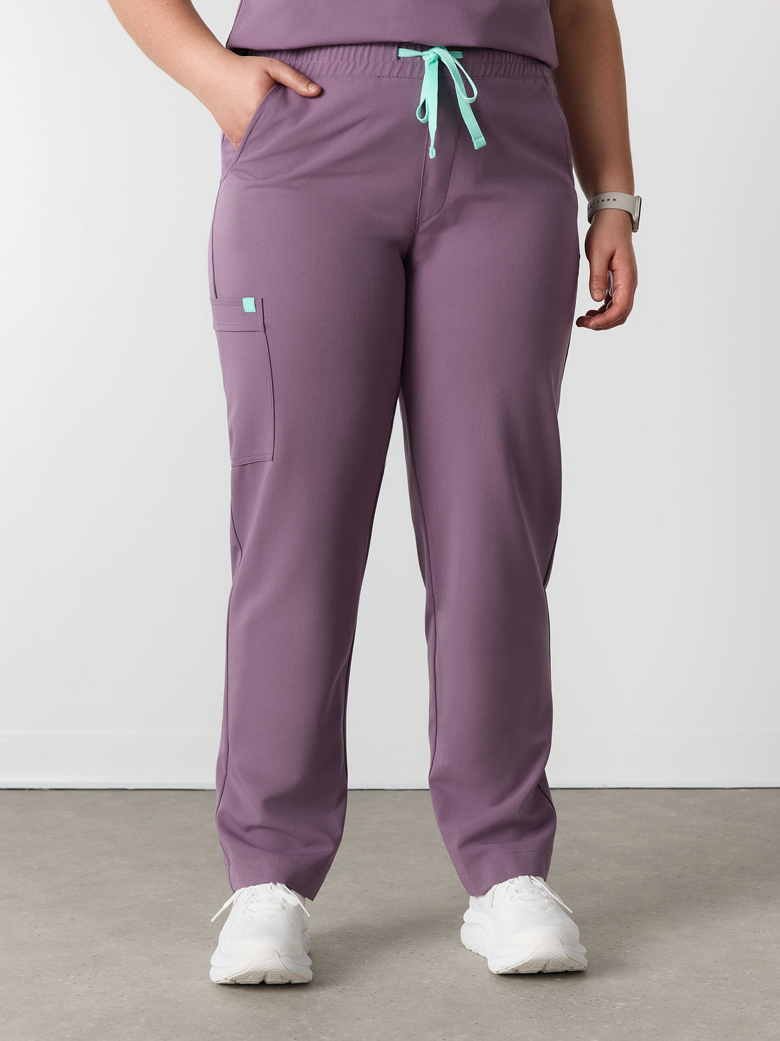 JULIETA RE-GARDE™ - DUSTY PURPLE - Straight Cut Scrub Pants - SILVADUR™