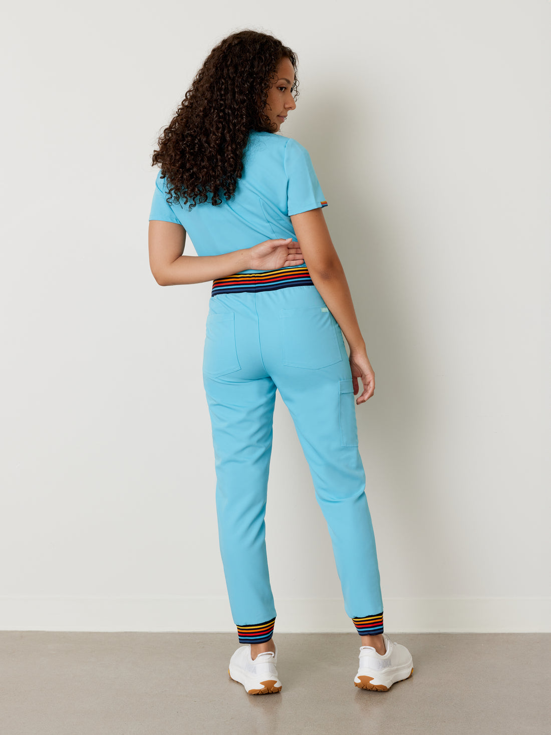 DEMI RE-GARDE™ - RETRO BLUE - Jogger Scrub Pants - Final Sale
