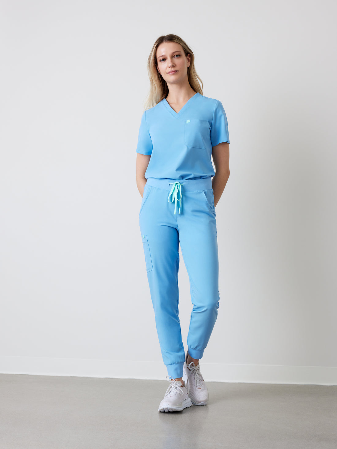 DEMI RE-GARDE™ - CLASSIC BLUE - Jogger Scrub Pants - SILVADUR™