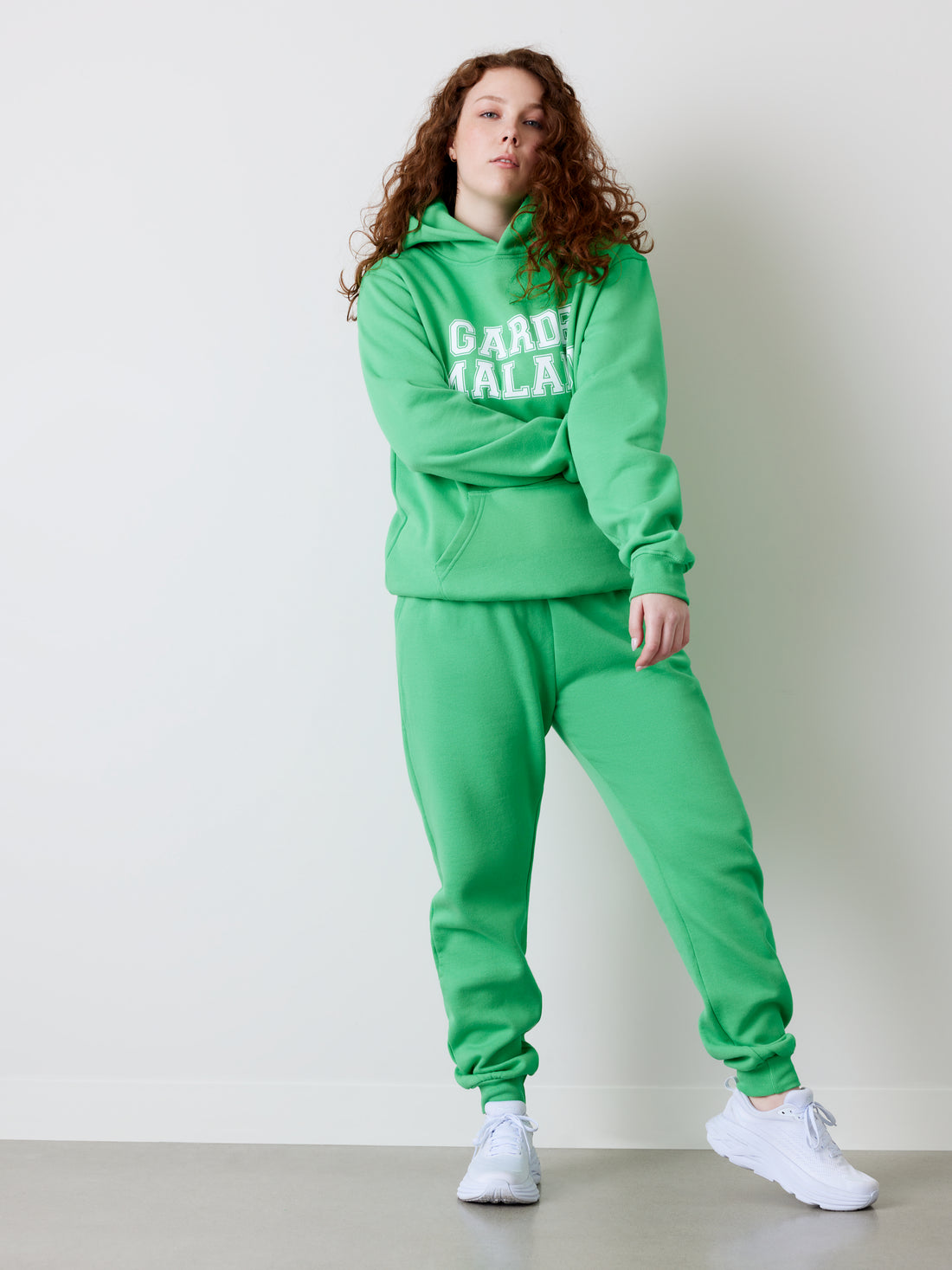  Premium Heavyweight Jogger – Teddy Patch - Vert - VENTE FINALE