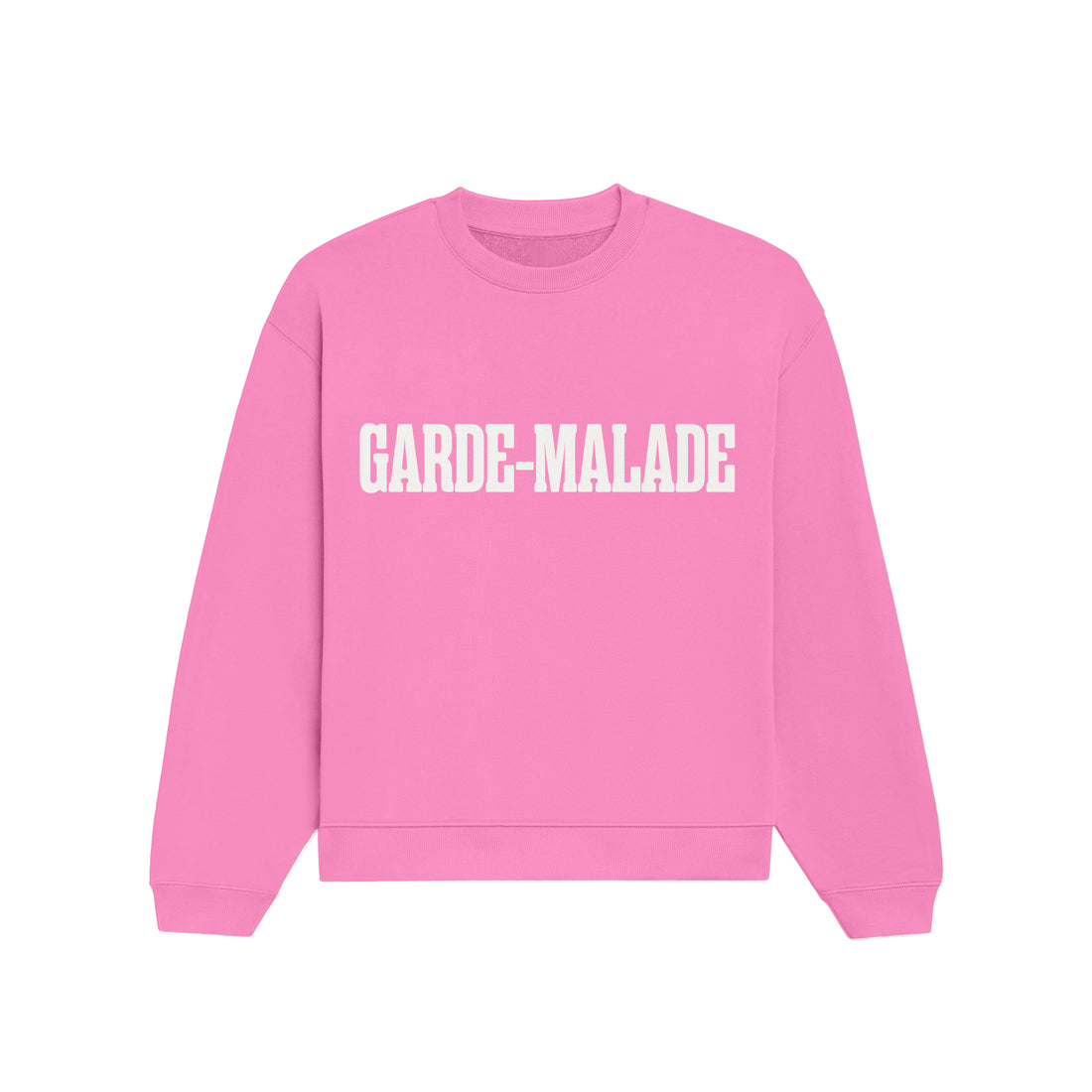 Premium Heavyweight Crewneck - Garde-Malade Classique - Azalea Pink