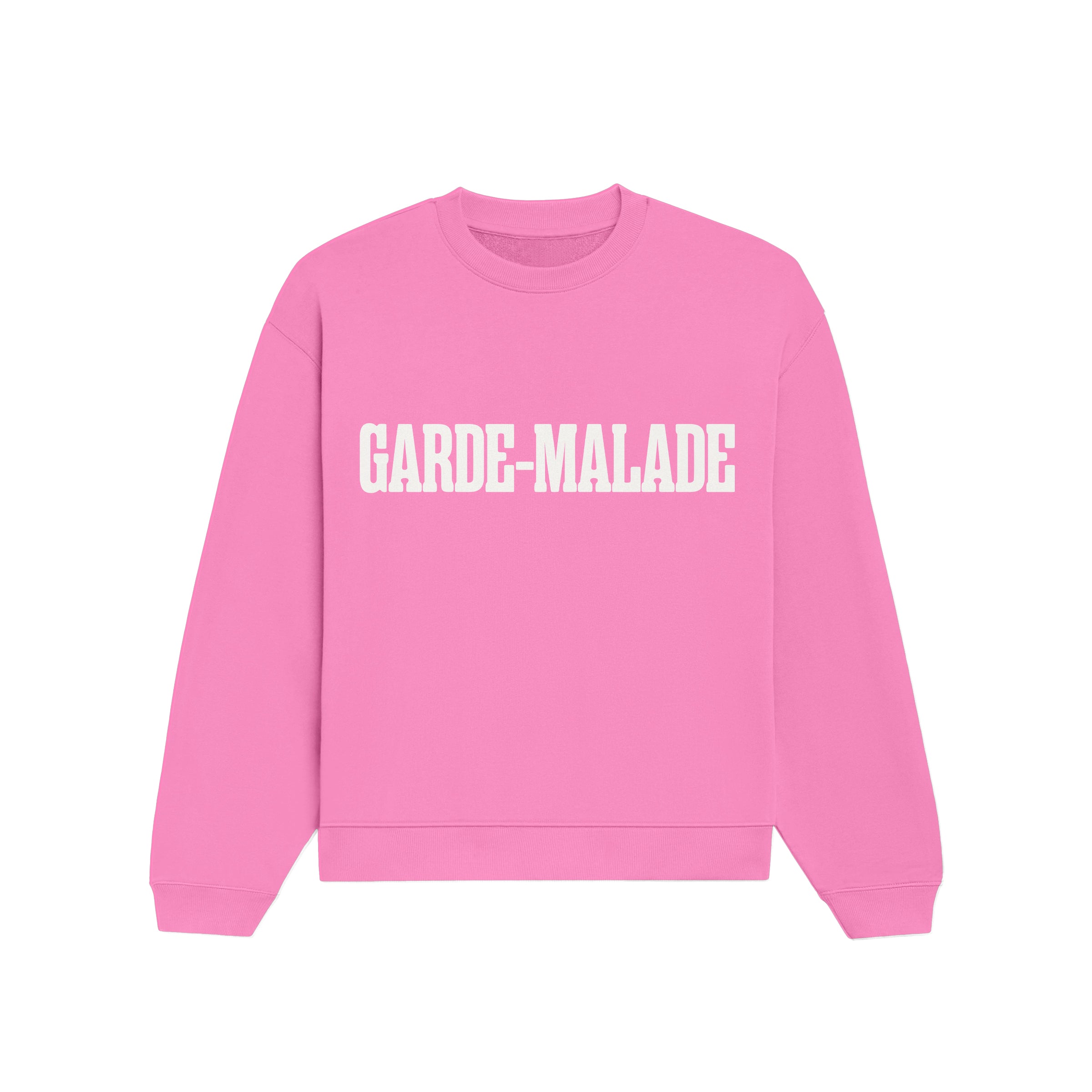 Premium Heavyweight Crewneck - Garde-Malade Classique - Azalea Pink