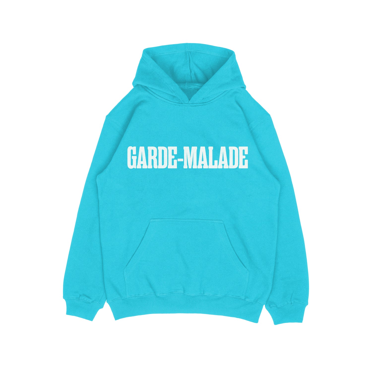 Premium Heavyweight Hoodie - Garde-Malade Classique - Bleu Bali