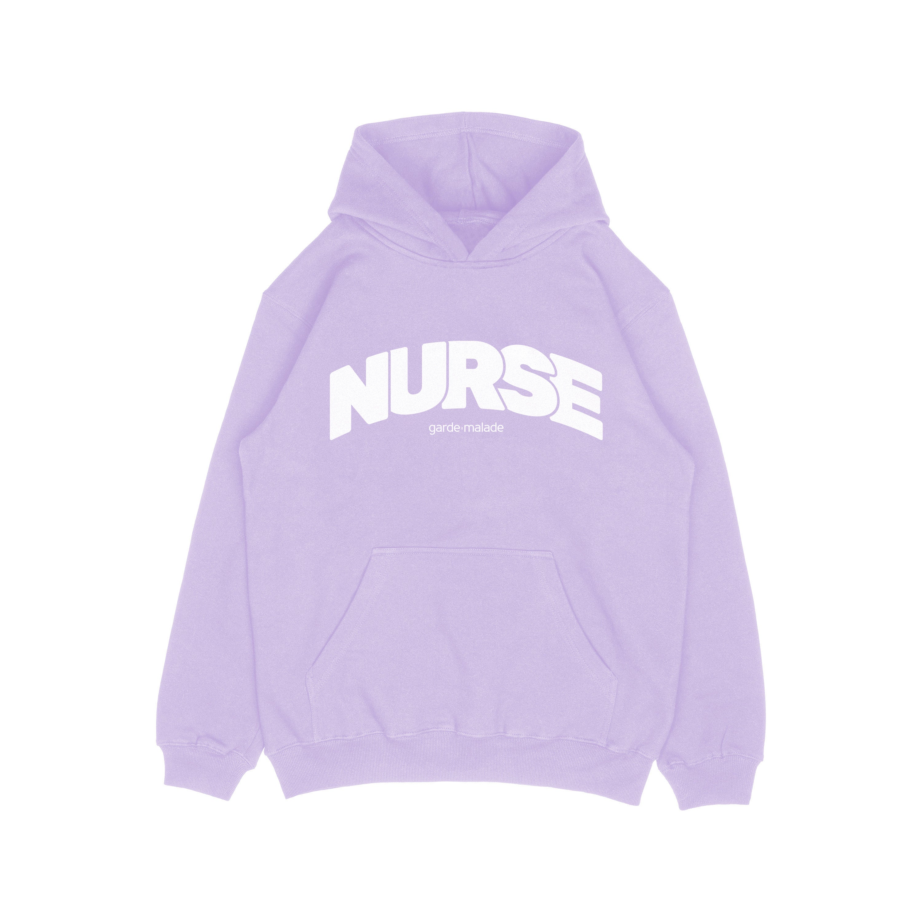 Premium Heavyweight Hoodie - NURSE - Lavender