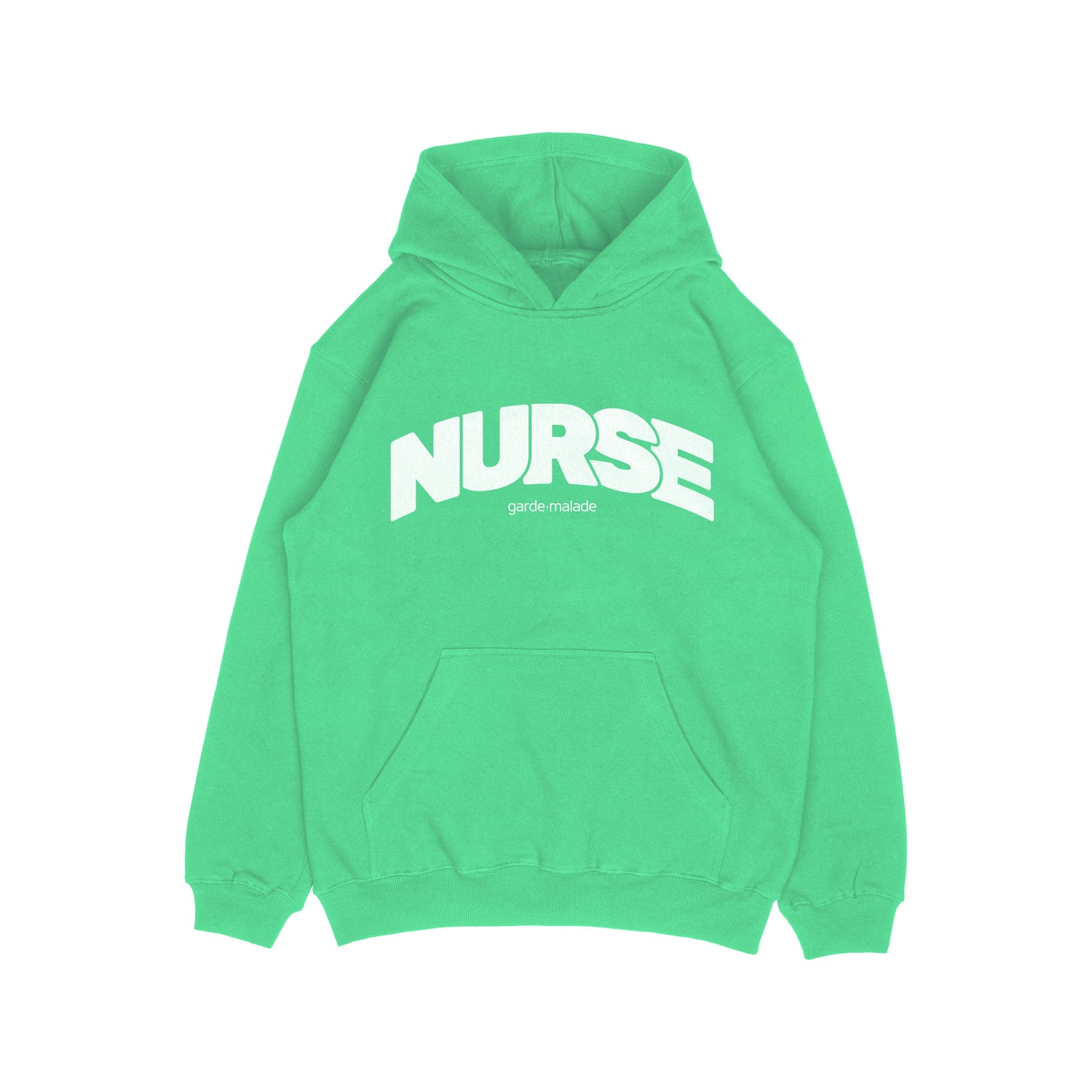 Premium Heavyweight Hoodie - NURSE - Vert