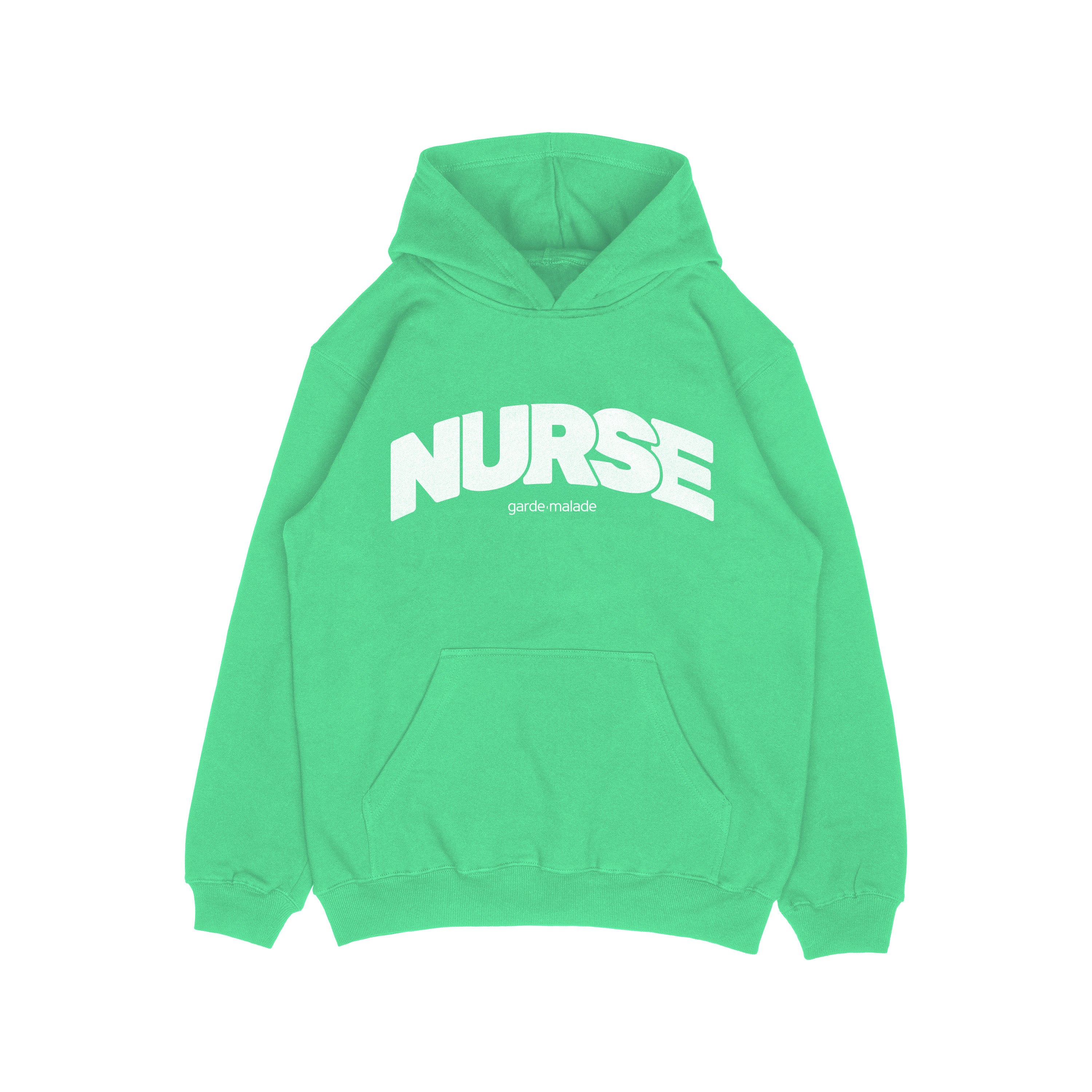 Premium Heavyweight Hoodie - NURSE - Green