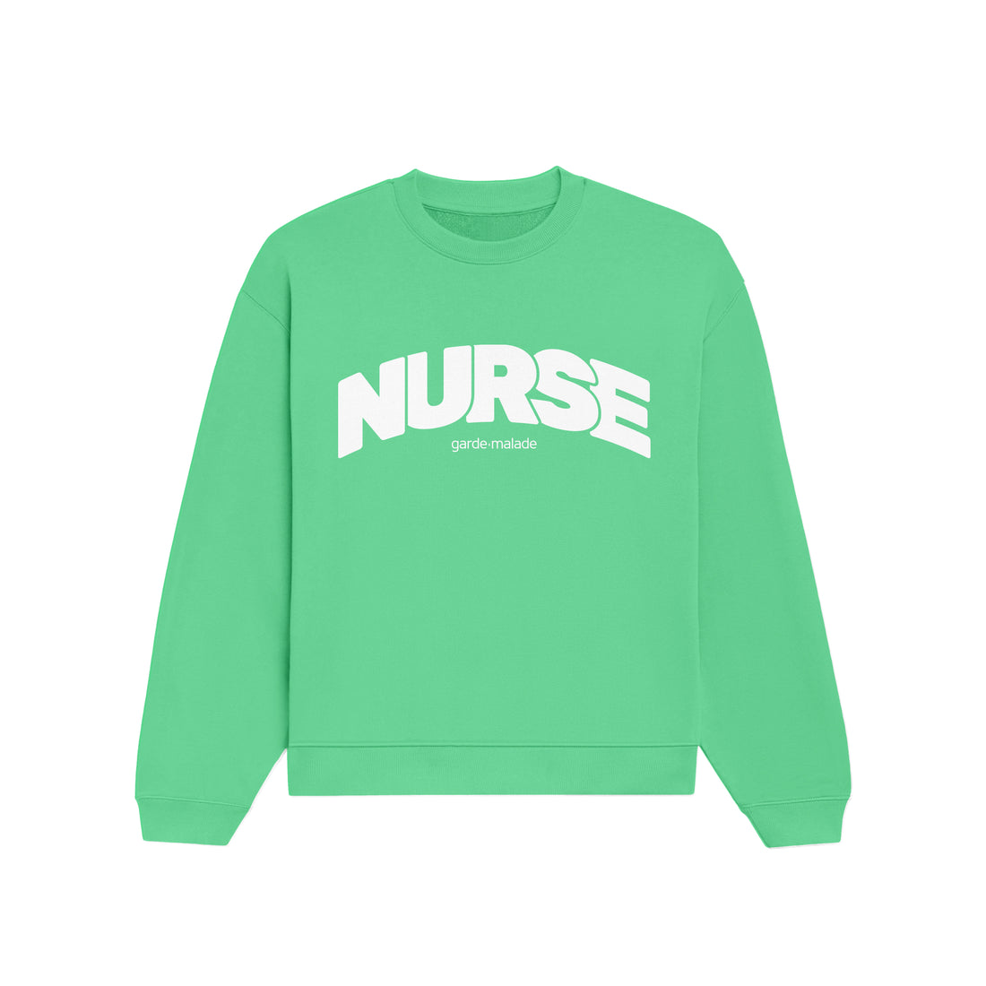 Premium Heavyweight Crewneck - NURSE - Vert