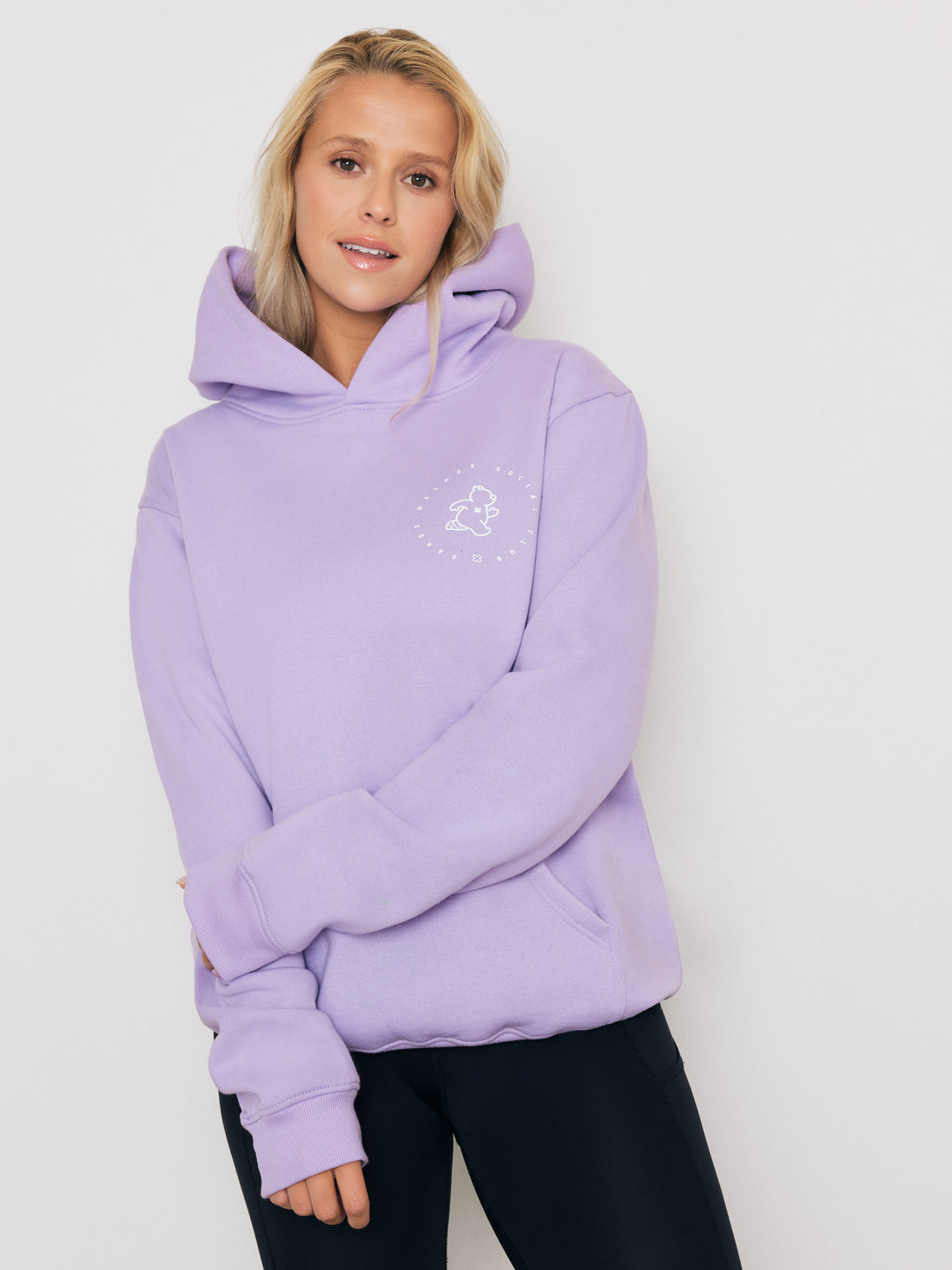 Premium Heavyweight Hoodie – Running Ted - Lavender - Final Sale