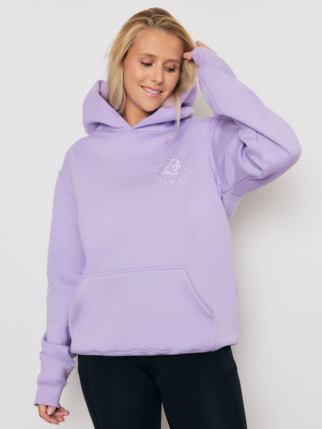 Premium Heavyweight Hoodie – Running Ted - Lavender - Final Sale