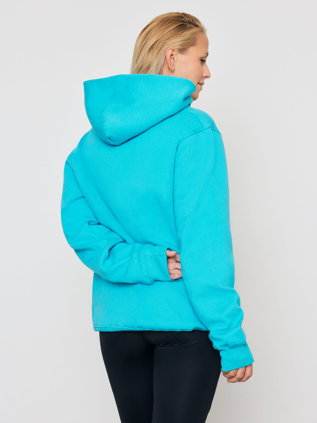 Premium Heavyweight Hoodie – College - Bleu Bali - FINAL SALE