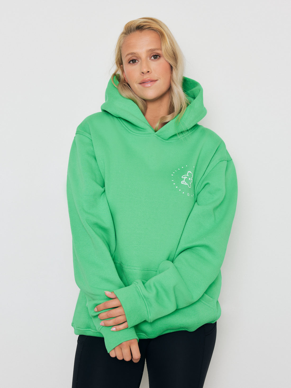 Premium Heavyweight Hoodie – Running Ted - Green - Final Sale