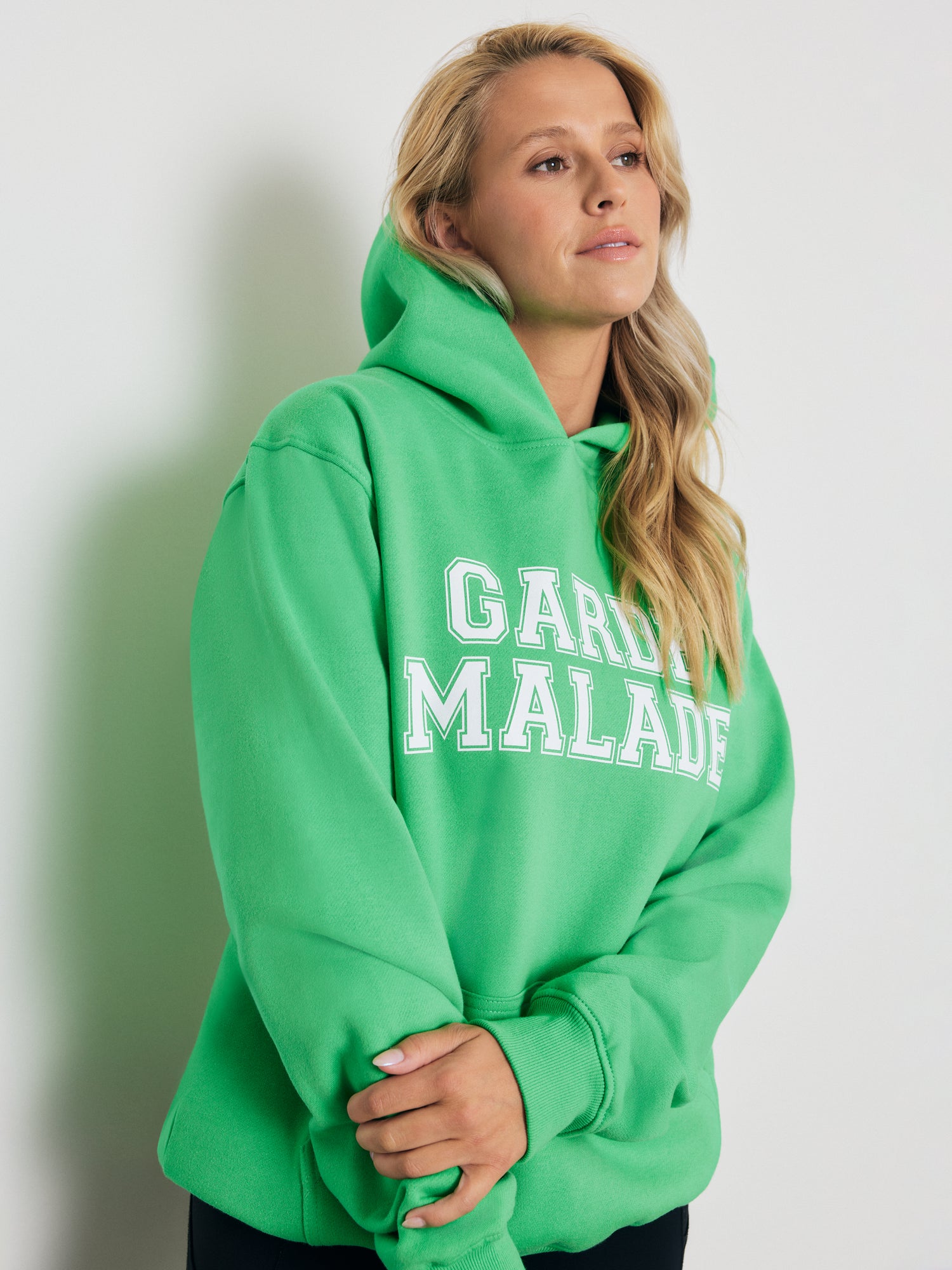 Premium Heavyweight Hoodie – College - Green - Final Sale