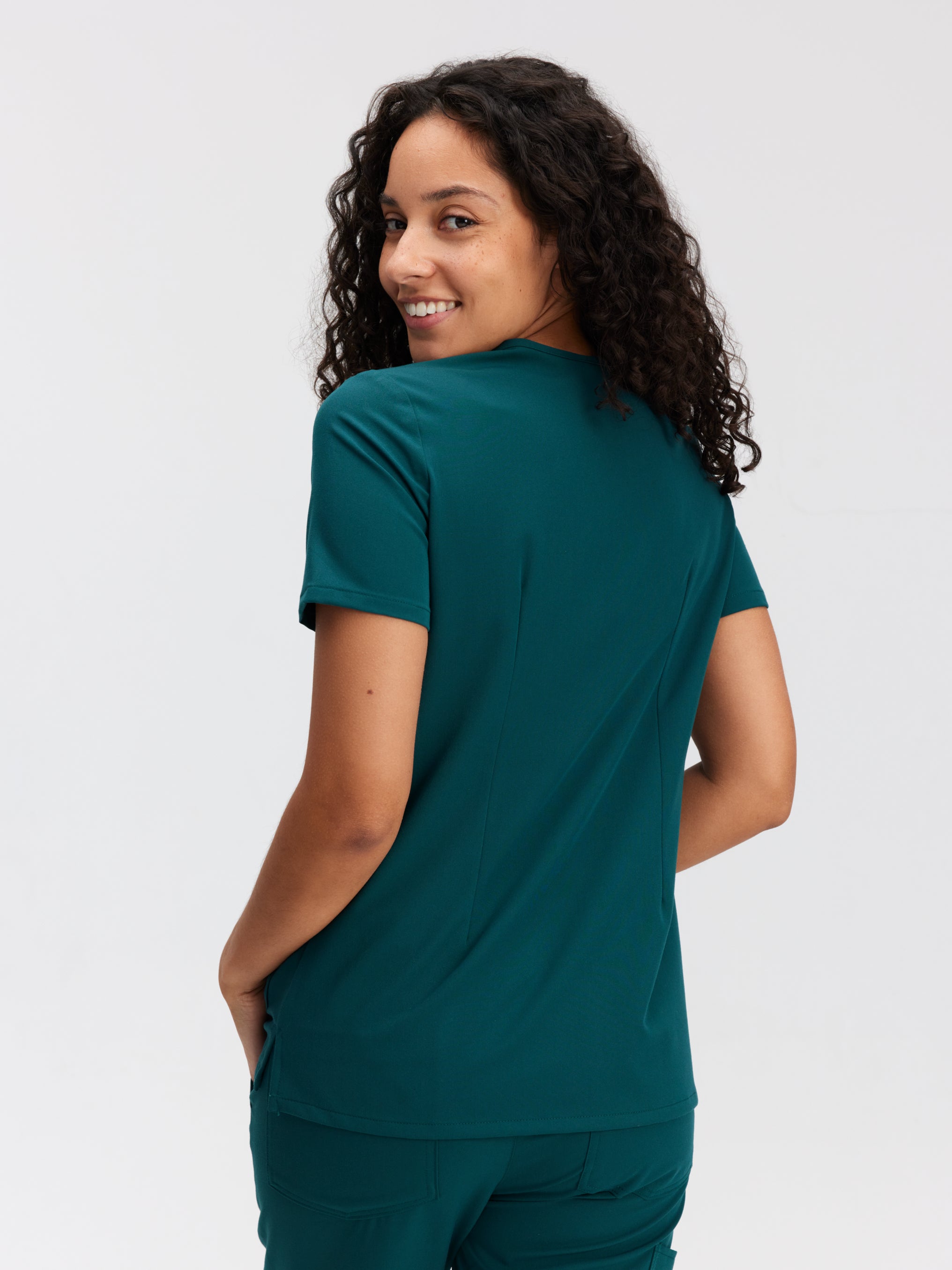 Top Studio Y Couleur Sarcelle Taille S - Occasion Très Bon état - Matière Rayon/spandex