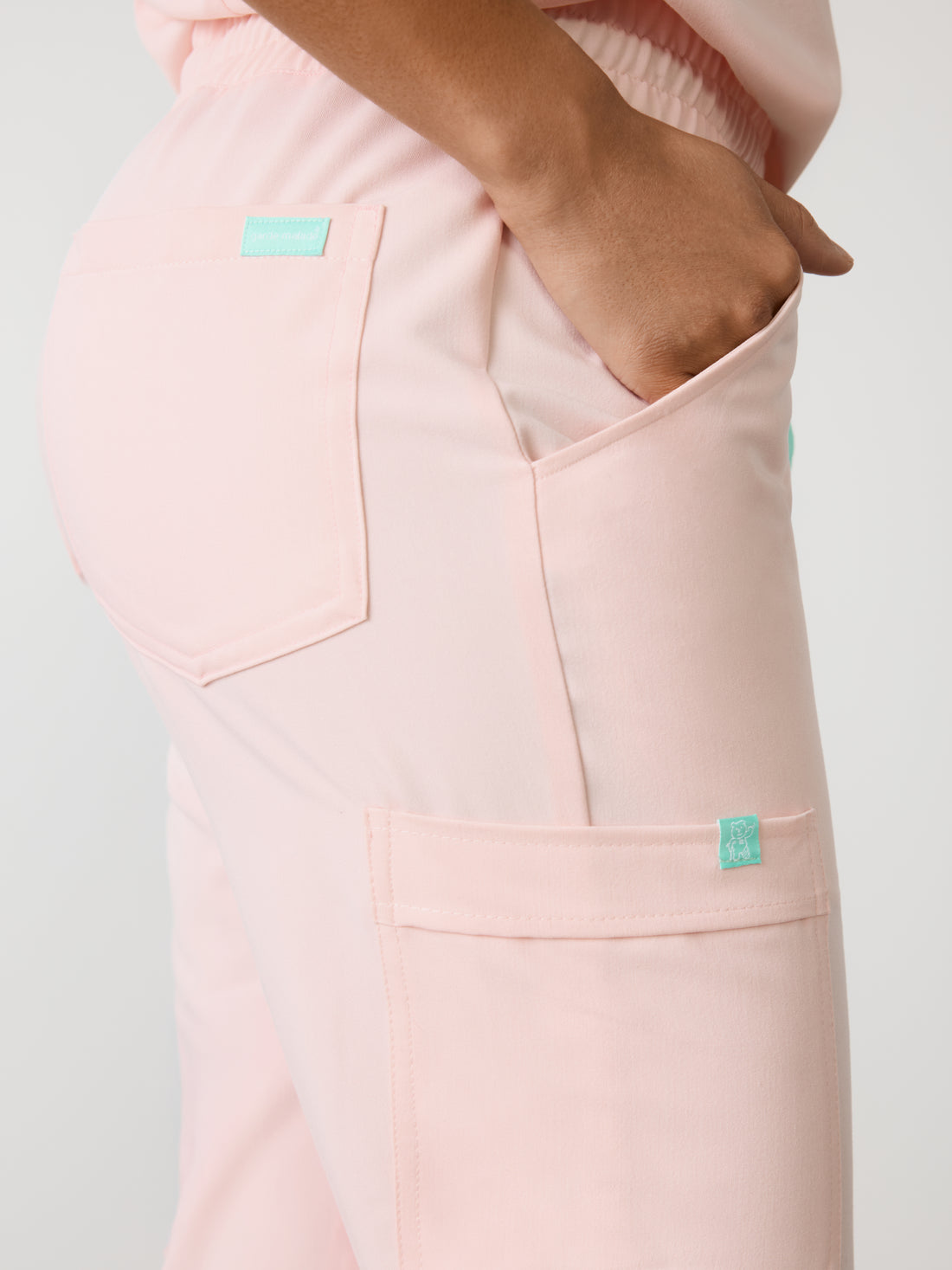 JULIETA RE-GARDE™ - ROSE QUARTZ - Pantalon Coupe Droite - SILVADUR™