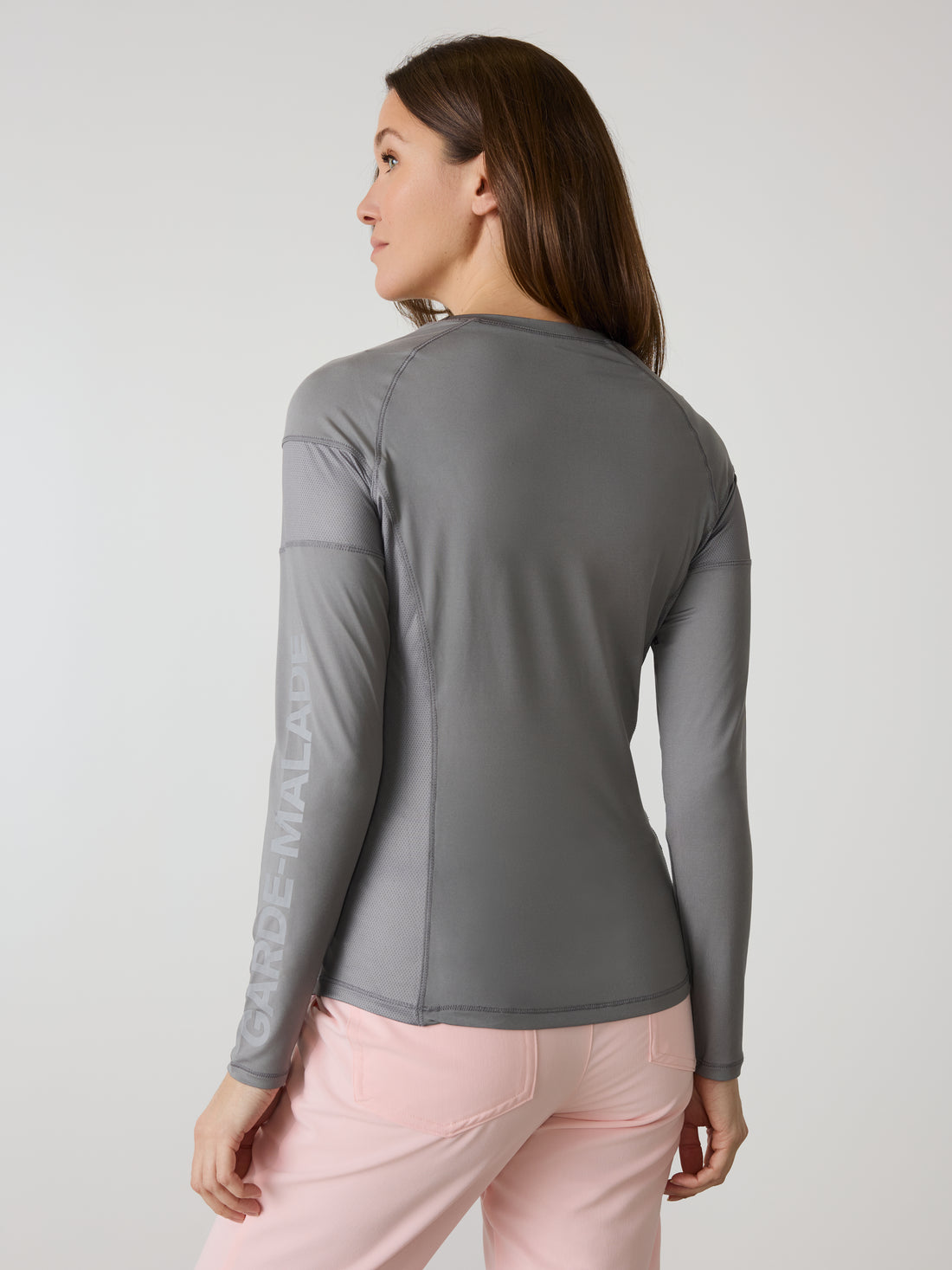 Chandail Underscrub Ultra-Performant - Gris Garde-Malade - Manches Longues Pour Femme