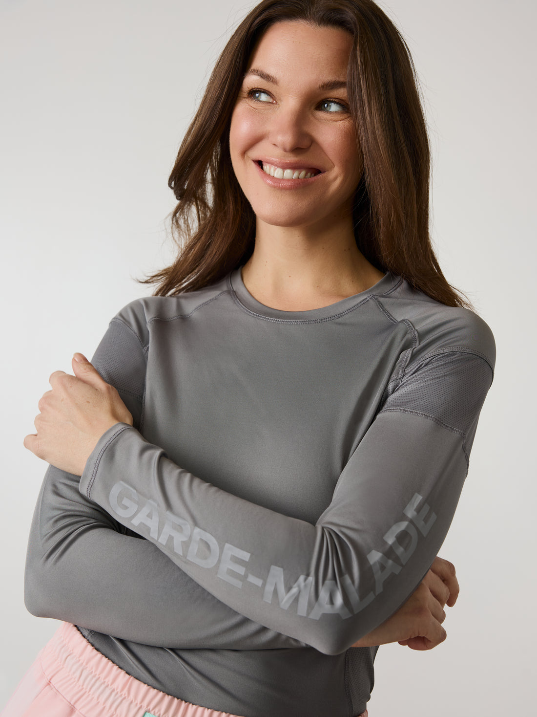 Chandail Underscrub Ultra-Performant - Gris Garde-Malade - Manches Longues Pour Femme