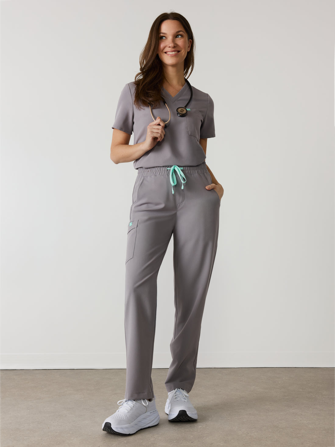 JULIETA RE-GARDE™ - GRIS ÉCLIPSE - Pantalon Coupe Droite - SILVADUR™