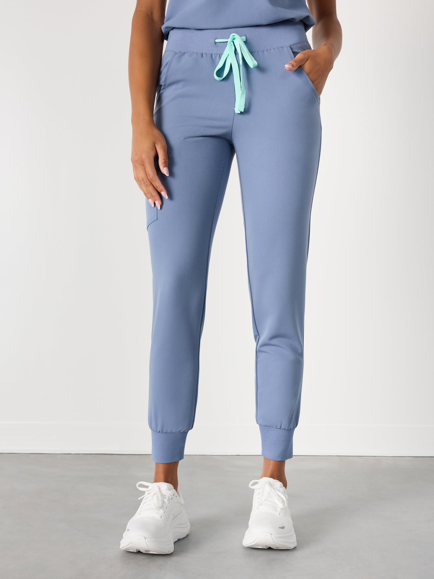 DEMI RE-GARDE™ - BLUE HORIZON - Jogger Scrub Pants - SILVADUR™ - Final Sale