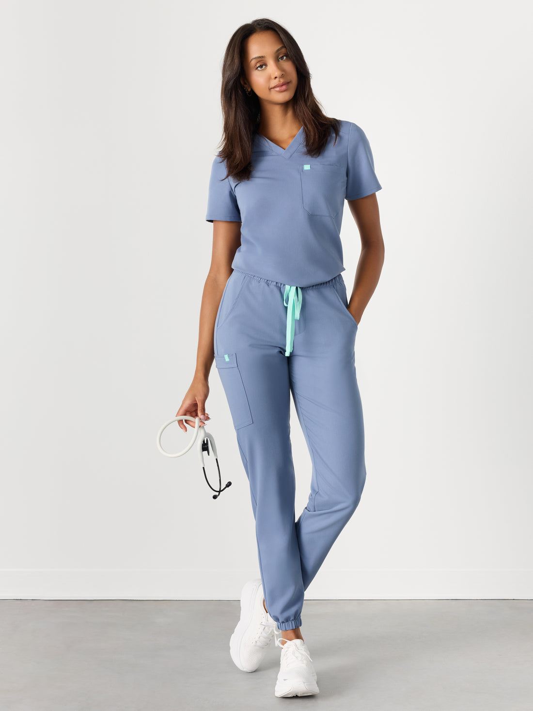 ROSIE RE-GARDE™ - BLUE HORIZON - Jogger Scrub Pants - SILVADUR™