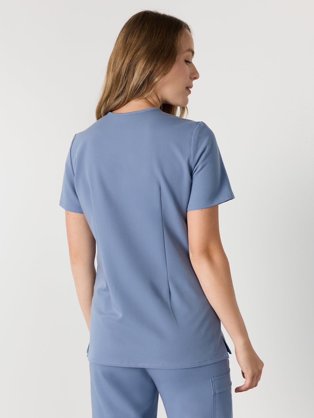 LIV RE-GARDE™ - BLUE HORIZON - Three Pockets Scrub Top - SILVADUR™