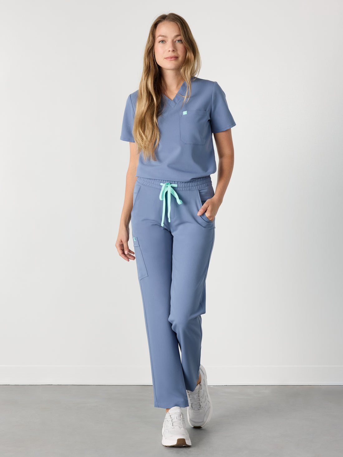 JULIETA RE-GARDE™ - BLEU HORIZON - Pantalon Coupe Droite - SILVADUR™