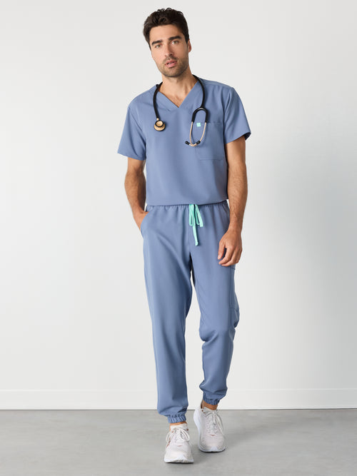 WILLIAM RE-GARDE™ - BLUE HORIZON - Men's Jogger Pants - SILVADUR™