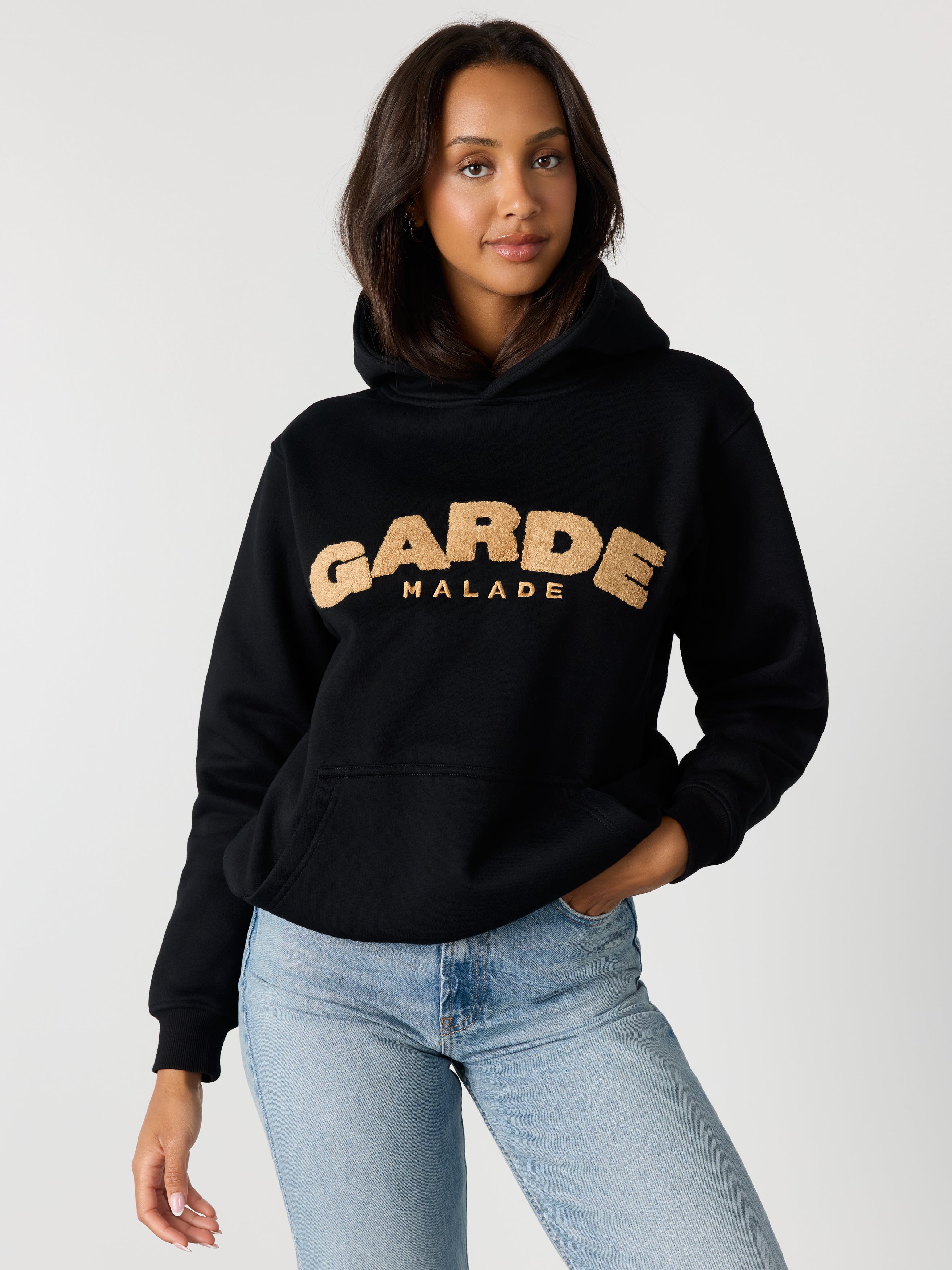 GARDE - Peluche - Hoodie Black