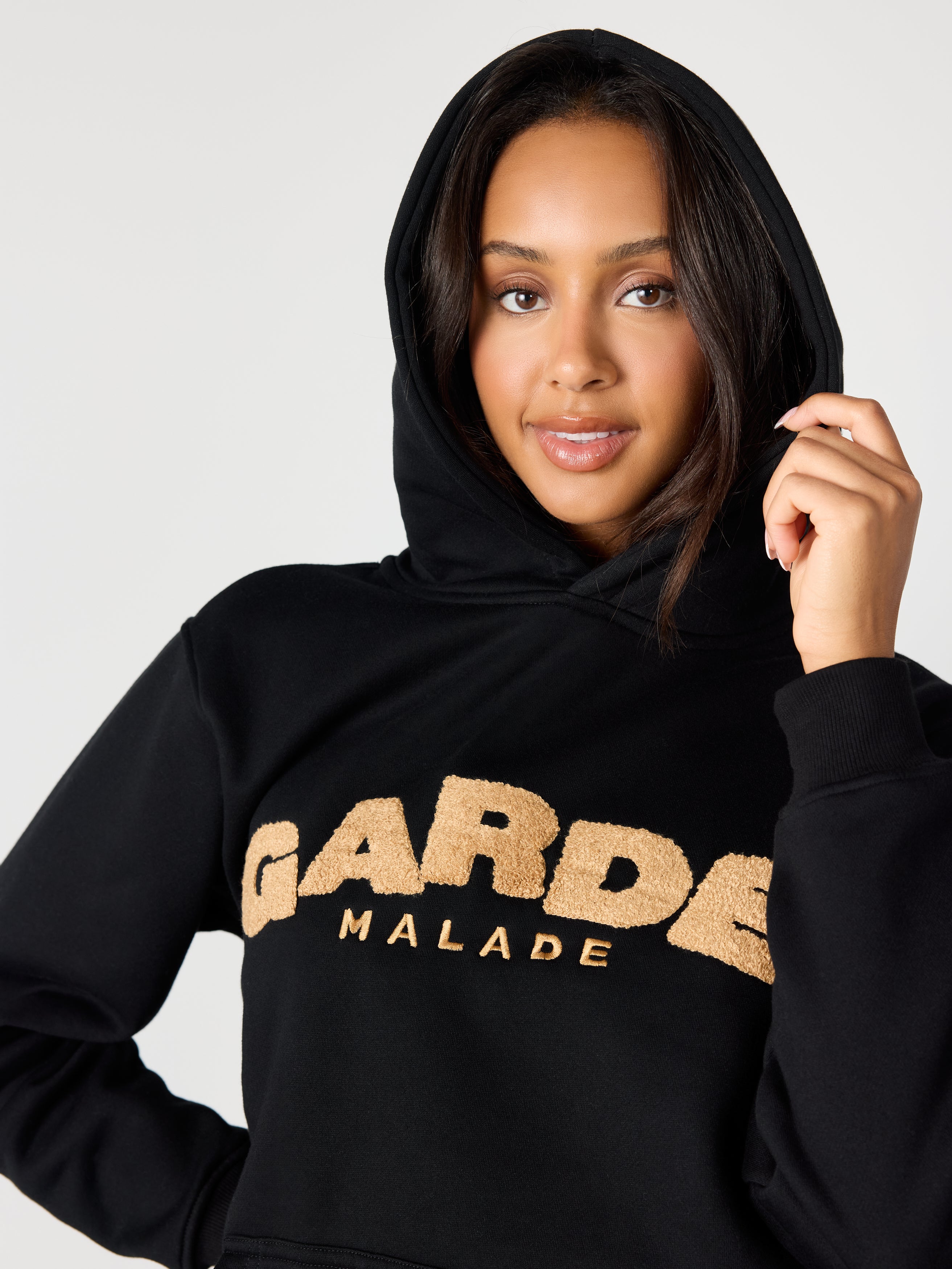 GARDE - Peluche - Hoodie Black