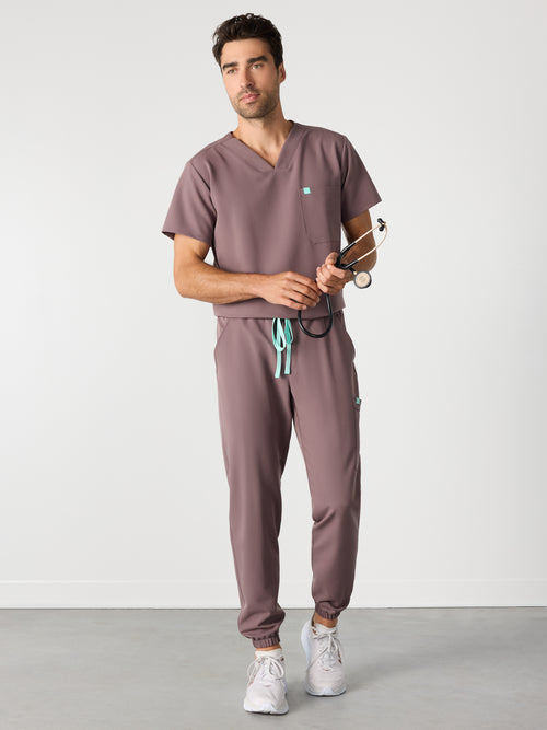 WILLIAM RE-GARDE™ - SOFT PLUM - Men's Jogger Pants - SILVADUR™