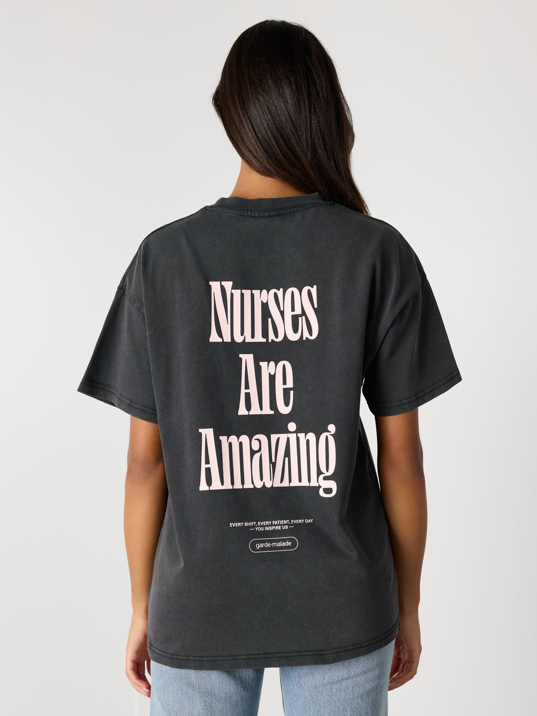 Oversized T-Shirt Unisexe - Nurses Are Amazing Rose