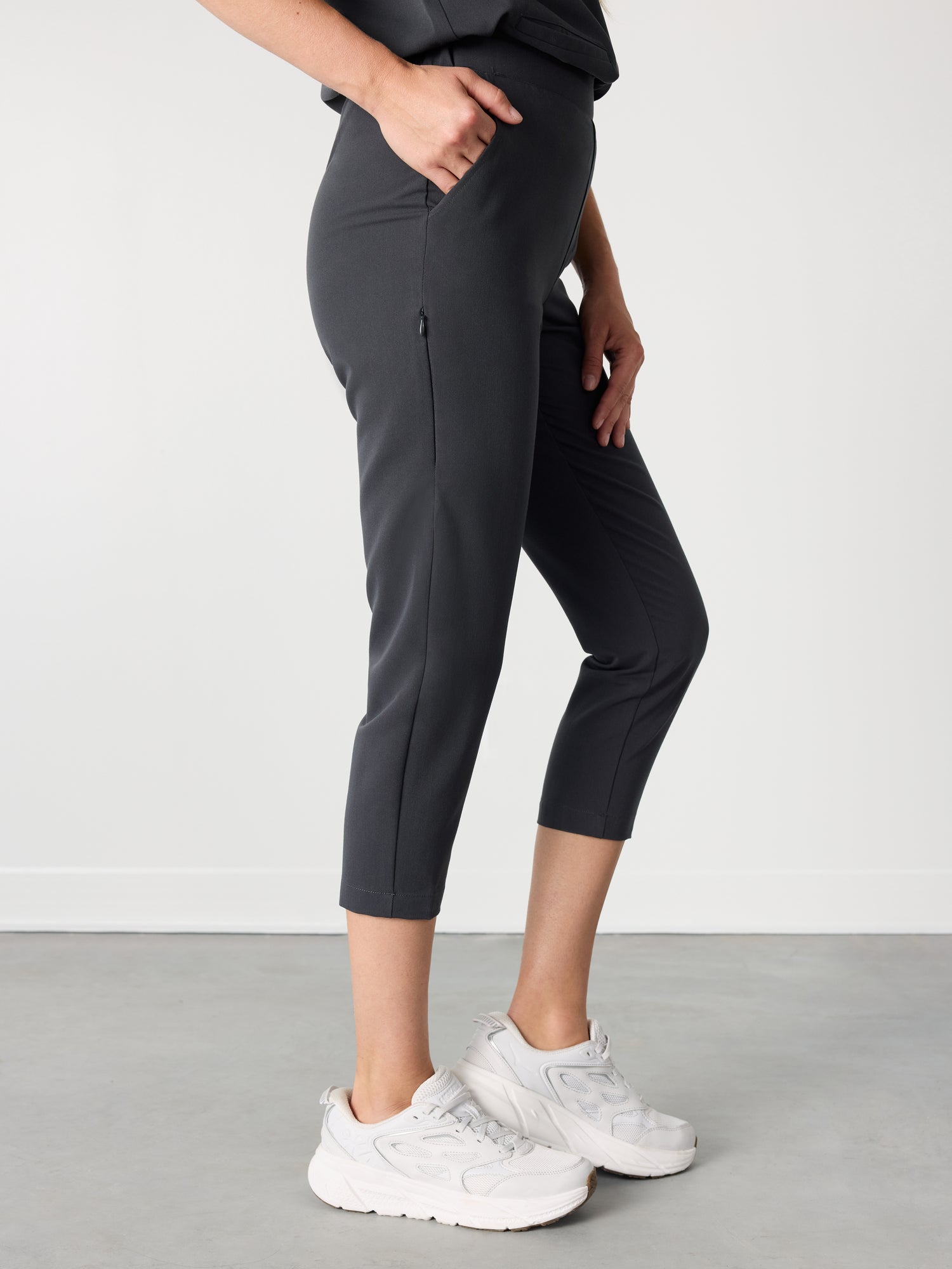 EVA RE-GARDE™ - CHARBON - Pantalon 7/8 - SILVADUR™