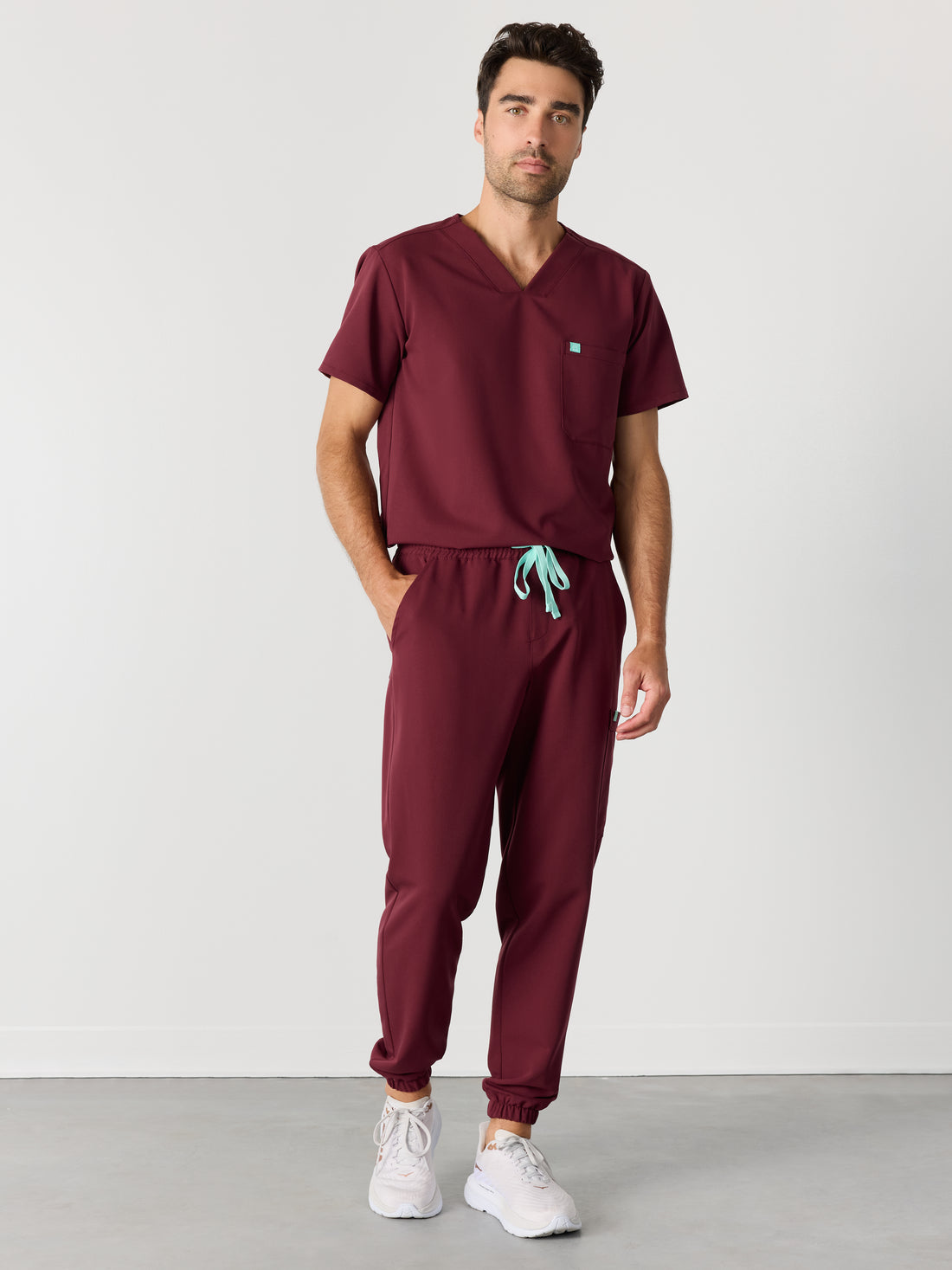 WILLIAM for uOttawa - BURGUNDY - Men's Jogger Pants - SILVADUR™